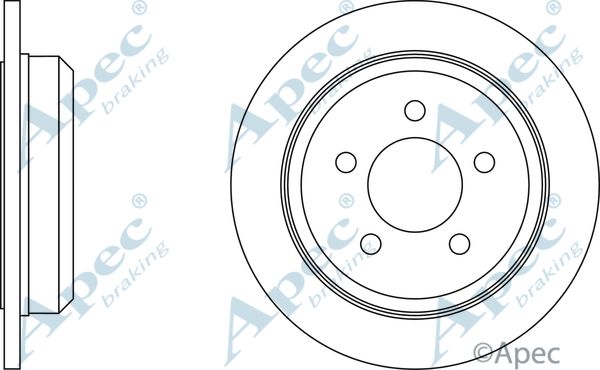 APEC BRAKING Bremžu diski DSK2066